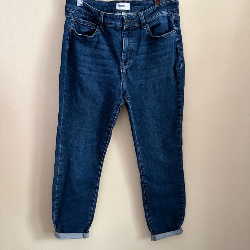 Pistola Revolve Skinny Ankle Jeans Moody Wash Size 30 Stretch Denim no